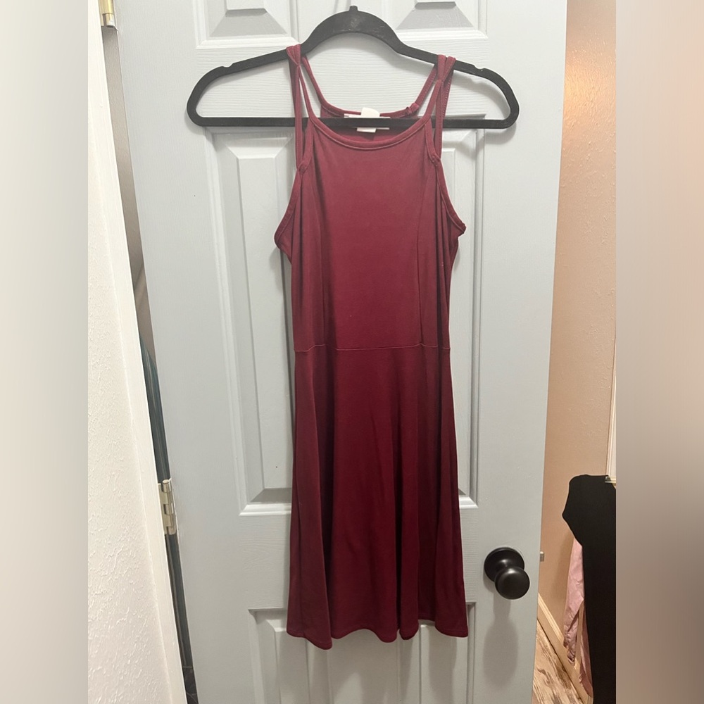 planet gold women’s small crimson mini dress